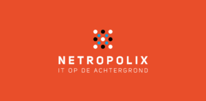 Netropolix Logo Oranje Verticaal